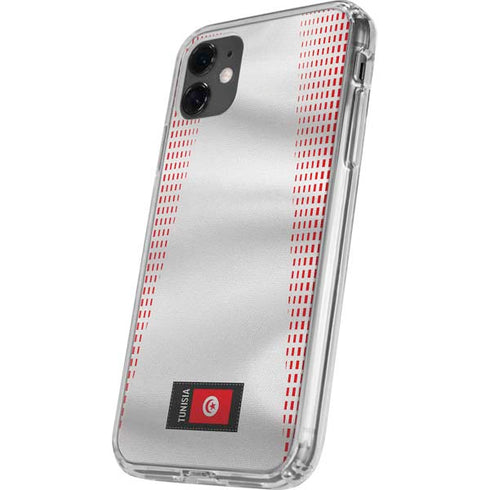 Tunisia Soccer Flag iPhone 11 Clear Case